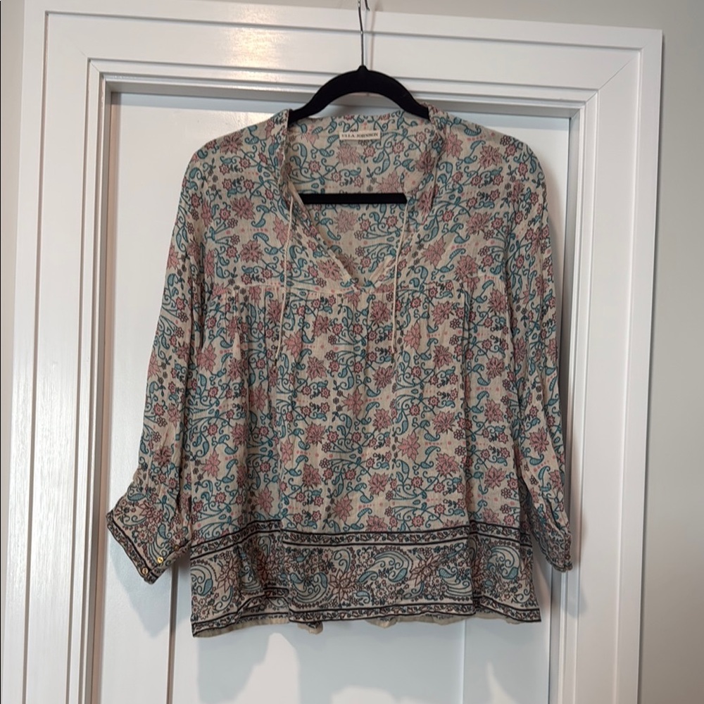Ulla Johnson Boho cotton shirt sz8